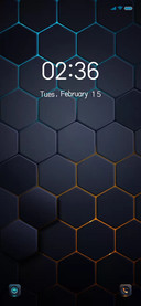 Dark hexagon