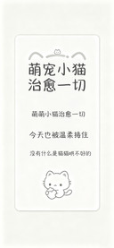 萌宠小猫治愈一切