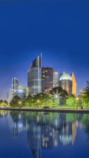 The Skyline of the Hague City