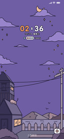 紫色月夜