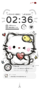 OS潦草风线条小猫