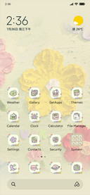Canvas flower