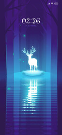 Night Senli deer