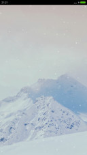 认真的雪