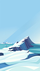 Glacier illustration