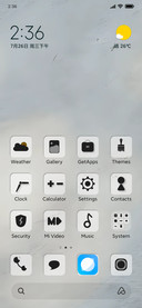 gray icons