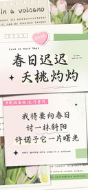 春日迟迟夭桃灼灼