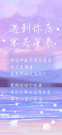 遇到你后寥若星辰