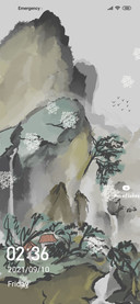 Ink landscape