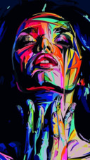 Girl Color Art Wallpaper