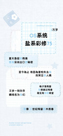 OS系统盐系彩修75