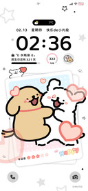 线条小狗 定格可爱