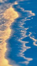 The snow has melted and the water has just stopped