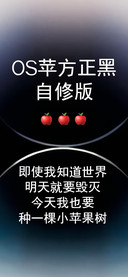 OS苹方正黑自修版