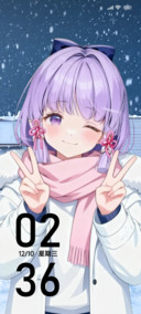 雪桃二次元少女