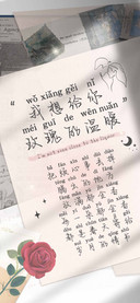 我想给你玫瑰的温暖