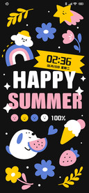 简约涂鸦 嗨皮夏日