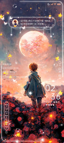 玫瑰星球心动组件