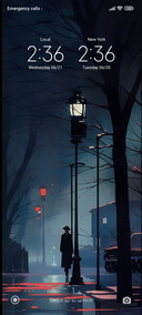 A rainy night