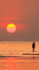 Evening by the seaside