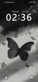 ink wash butterfly