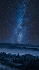 Beautiful Starry Sky at Night