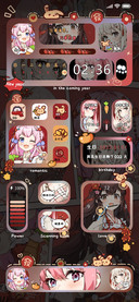 福星女孩 新年组件