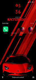 Red Black Car