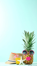 彩色菠萝
