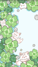 The fox and the four-leaf clover