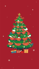 Colorful Christmas tree 2