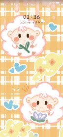 格纹花花小羊