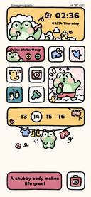 Bathing Frog