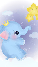 Soft cute elephant-09