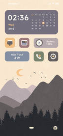 Mountain moon
