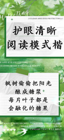 护眼清晰阅读模式楷