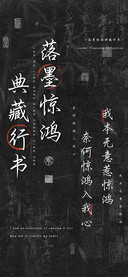 落墨惊鸿典藏行书