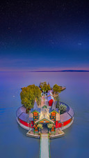 Beautiful Pier of Keszthely by the Lake Balaton