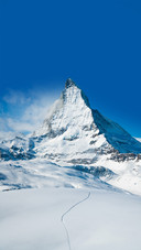 The prototype of the swiss triangle chocolate