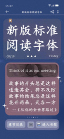 新版标准阅读字体