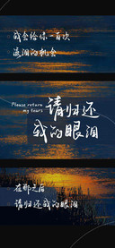 请归还我的眼泪