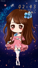 小薇星空中的浪漫【iOS+自由桌面+音乐界面】