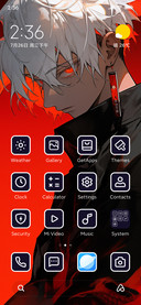 white-haired boy
