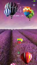 薰衣草花田（全图标+热气球动效+自由桌面）