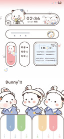 可爱三团弹钢琴