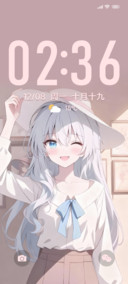 粉调动漫少女