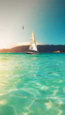 Sea sailboat 2