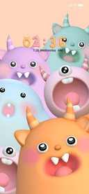 3D little monsters