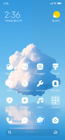 A piece of cloud