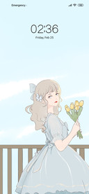 The flower girl